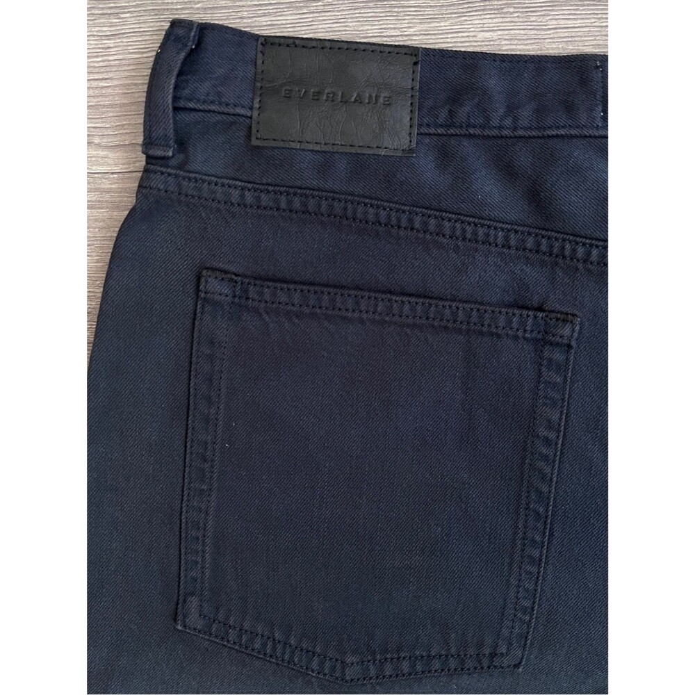 EVERLANE The OG Baggy Jeans Size 31 Ink Navy Relaxed Wide Leg Tencel Denim Retro - Picture 5 of 7